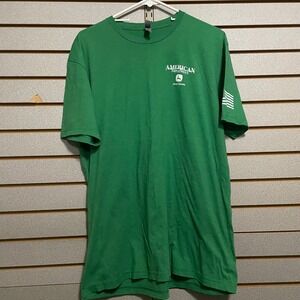 John Deere American Implement Green Eat Beef Drive Green XL T-Shirt